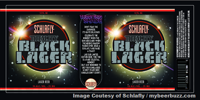 Schlafly Adding Eclipse IPA, Shadow Band Pils & Totally Black Lager Schlafly Adding Eclipse IPA, Shadow Band Pils & Totally Black Lager