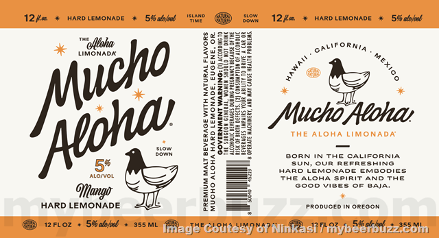 Ninkasi Adding Mucho Aloha Hard Lemonade: Original, Mango, Blueberry, Passionfruit, Peach, Pineapple & Raspberry Ninkasi Adding Mucho Aloha Hard Lemonade: Original, Mango, Blueberry, Passionfruit, Peach, Pineapple & Raspberry