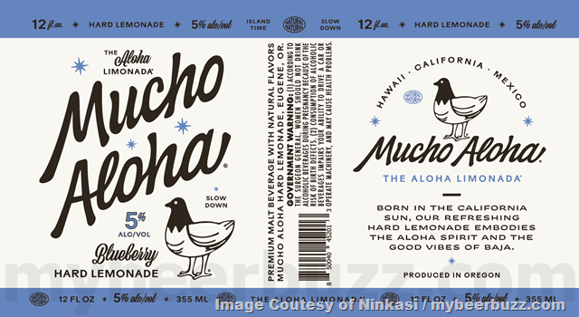 Ninkasi Adding Mucho Aloha Hard Lemonade: Original, Mango, Blueberry, Passionfruit, Peach, Pineapple & Raspberry Ninkasi Adding Mucho Aloha Hard Lemonade: Original, Mango, Blueberry, Passionfruit, Peach, Pineapple & Raspberry
