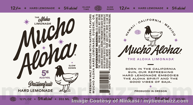 Ninkasi Adding Mucho Aloha Hard Lemonade: Original, Mango, Blueberry, Passionfruit, Peach, Pineapple & Raspberry Ninkasi Adding Mucho Aloha Hard Lemonade: Original, Mango, Blueberry, Passionfruit, Peach, Pineapple & Raspberry