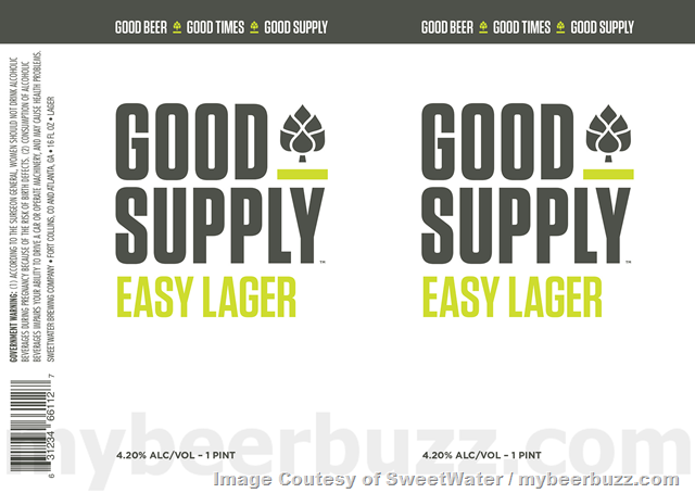 SweetWater Working On Good Supply Light / Good Supply Lager SweetWater Working On Good Supply Light / Good Supply Lager