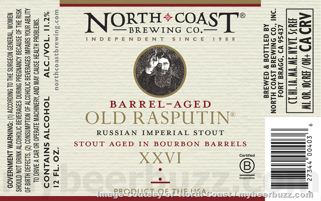 North Coast Adding Barrel-Aged Old Rasputin XXV, Barrel-Aged Old Rasputin XXVI & Barrel-Aged Old Rasputin Westward Whiskey Variant North Coast Adding Barrel-Aged Old Rasputin XXV, Barrel-Aged Old Rasputin XXVI & Barrel-Aged Old Rasputin Westward Whiskey Variant