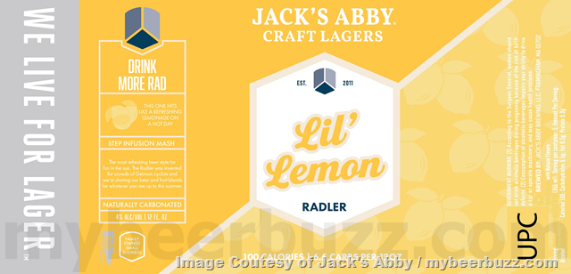 Jack’s Abby Adding Pineapple Passion Guava Radler, Grapefruit Radler, Lil’ Lime Radler & Lil’ Lemon Radler Jack’s Abby Adding Pineapple Passion Guava Radler, Grapefruit Radler, Lil’ Lime Radler & Lil’ Lemon Radler