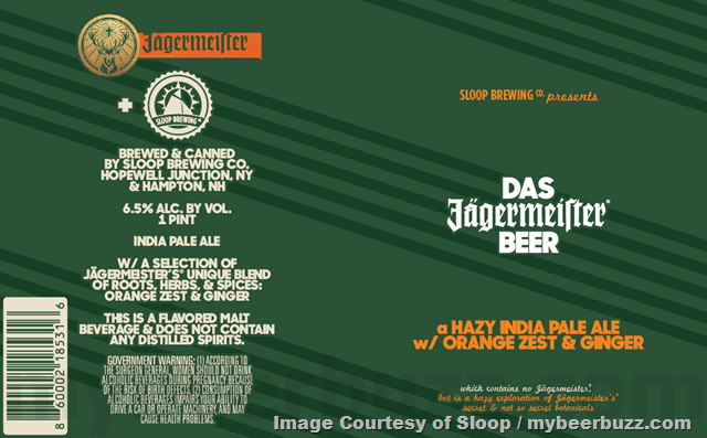 Sloop Brewing Working On Das Jägermeister Beer Sloop Brewing Working On Das Jägermeister Beer