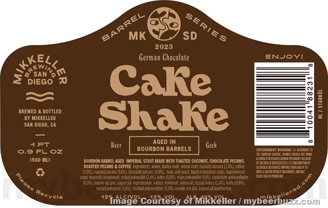 Mikkeller San Diego Adding Beer Geek Praline Shake, Traeblod & Beer Geek Cake Shake Mikkeller San Diego Adding Beer Geek Praline Shake, Traeblod & Beer Geek Cake Shake