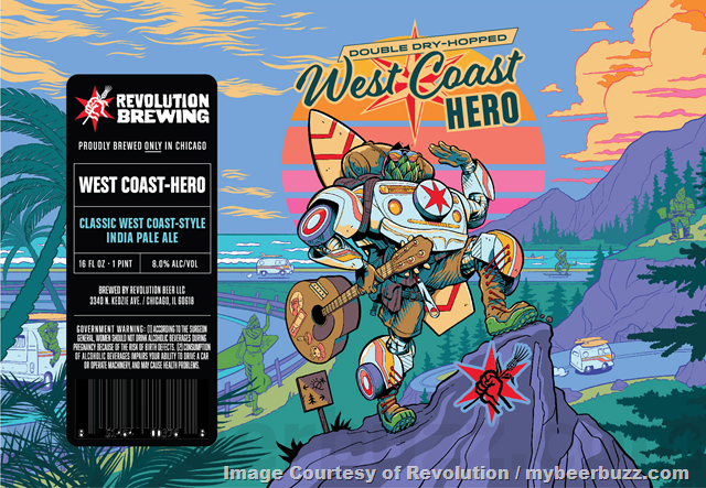 Revolution Brewing Adding 100 IBU UNsessionable, Double Dry-Hopped West Coast-Hero & Pursuit Of Freedom Blueberry Grape Revolution Brewing Adding 100 IBU UNsessionable, Double Dry-Hopped West Coast-Hero & Pursuit Of Freedom Blueberry Grape