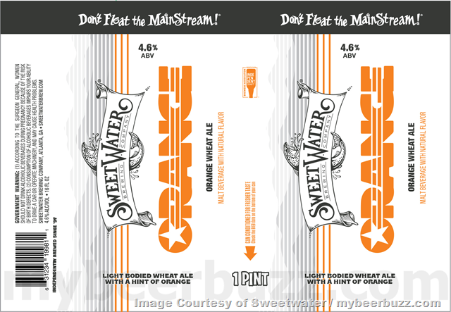 SweetWater Adding Orange Wheat Ale SweetWater Adding Orange Wheat Ale