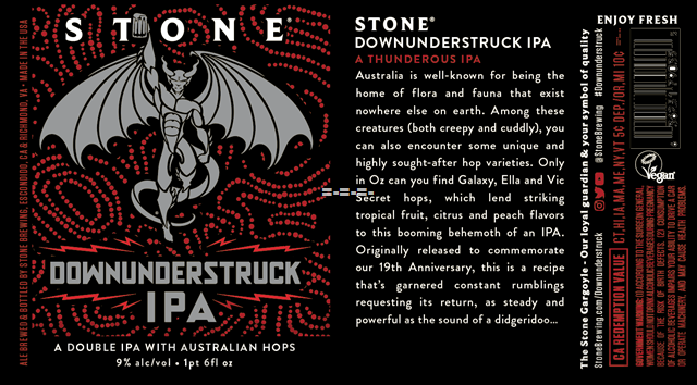 Stone Downunderstruck IPA Coming In June 2023 Stone Downunderstruck IPA Coming In June 2023