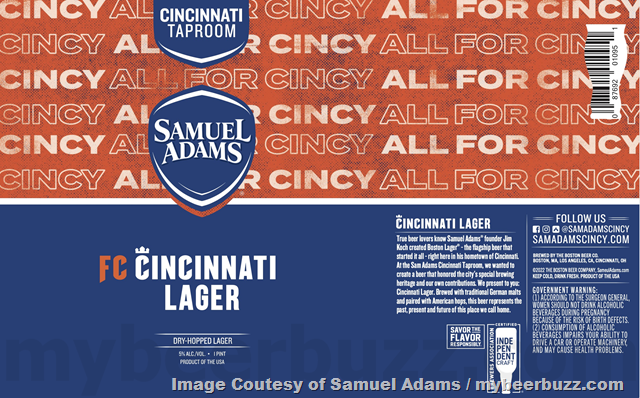 Samuel Adams Adding Summer Adventure Lager & FC Cincinnati Lager Samuel Adams Adding Summer Adventure Lager & FC Cincinnati LagerSamuel Adams Adding Summer Adventure Lager & FC Cincinnati Lager
