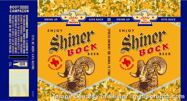 Shiner Adding Shiner Bock Toast Our Troops Camo Cans Shiner Adding Shiner Bock Toast Our Troops Camo Cans