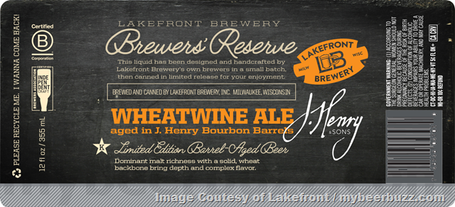 Lakefront Adding My Turn Trevor & Brewers’ Reserve Wheatwine Ale Lakefront Adding My Turn Trevor & Brewers’ Reserve Wheatwine Ale