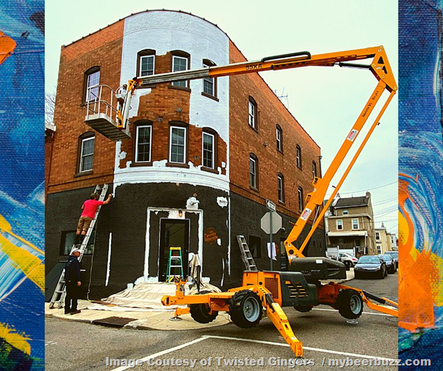 Twisted Gingers Brewery Adding Huge Beer Can Mural Twisted Gingers Brewery Adding Huge Beer Can Mural