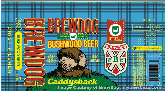 BrewDog Adding Lost Lager Limited Edition & Caddyshack Bushwood Beer BrewDog Adding Lost Lager Limited Edition & Caddyshack Bushwood Beer