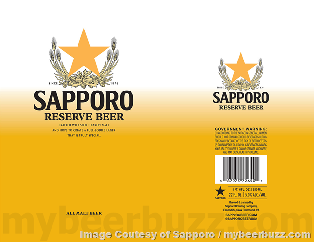 Sapporo Premium Beer, Premium Black & Reserve Beer Now Brewed By Stone Sapporo Premium Beer, Premium Black & Reserve Beer Now Brewed By Stone