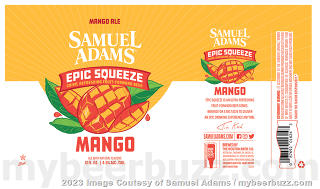 Samuel Adams Adding Epic Squeeze – Mango, Berry, Citrus & Tropical Samuel Adams Adding Epic Squeeze – Mango, Berry, Citrus & Tropical