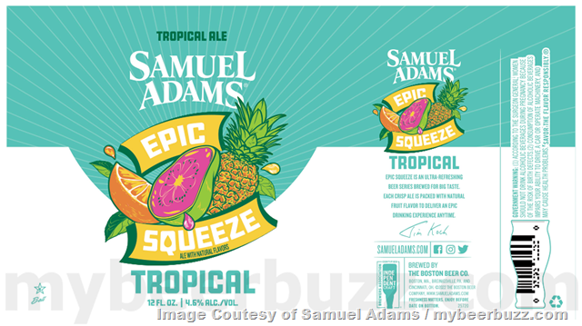 Samuel Adams Adding Epic Squeeze–Mango, Berry, Citrus & Tropical Samuel Adams Adding Epic Squeeze–Mango, Berry, Citrus & Tropical