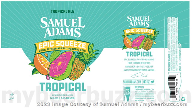Samuel Adams Adding Epic Squeeze – Mango, Berry, Citrus & Tropical Samuel Adams Adding Epic Squeeze – Mango, Berry, Citrus & Tropical