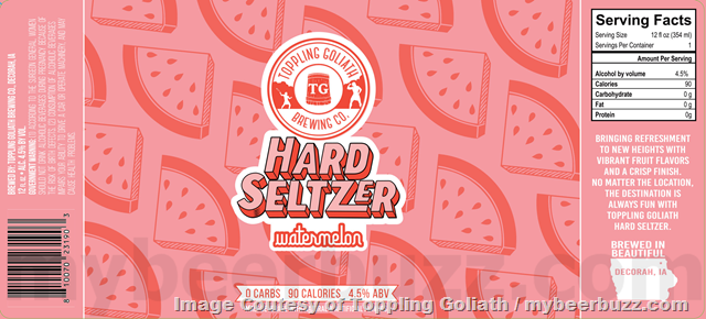 Toppling Goliath Adding Hard Seltzer – Mango, Strawberry, Watermelon & Pineapple Toppling Goliath Adding Hard Seltzer – Mango, Strawberry, Watermelon & Pineapple