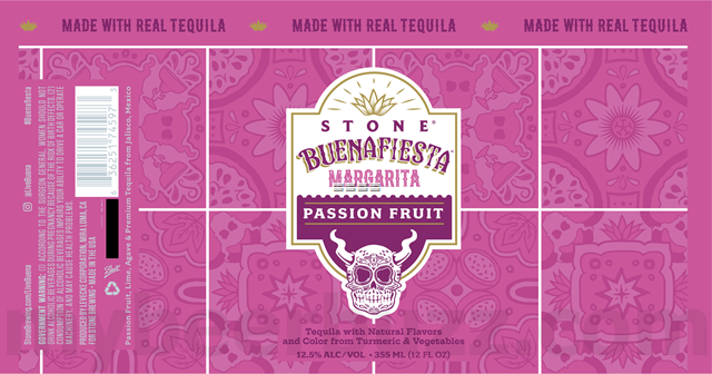 Stone Working On Buenafiesta Margarita Canned Cocktails: Pineapple Habanero, Classic Lime, Strawberry & Passion Fruit Stone Working On Buenafiesta Margarita Canned Cocktails: Pineapple Habanero, Classic Lime, Strawberry & Passion Fruit