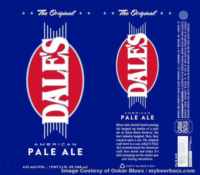 Oskar Blues Updating Dale’s American Pale Ale, Dale’s American Lager & Dale’s American Double IPA Oskar Blues Updating Dale’s American Pale Ale, Dale’s American Lager & Dale’s American Double IPA