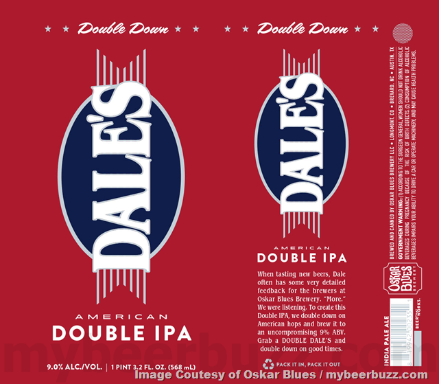 Oskar Blues Updating Dale’s American Pale Ale, Dale’s American Lager & Dale’s American Double IPA Oskar Blues Updating Dale’s American Pale Ale, Dale’s American Lager & Dale’s American Double IPA