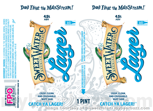 SweetWater Adding Lager & Blue Cans SweetWater Adding Lager & Blue Cans