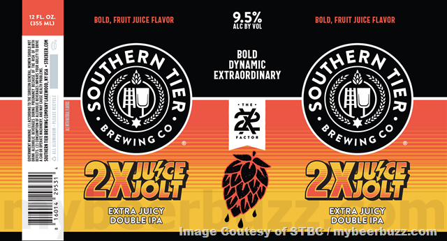 Southern Tier Adding Juice Jolt Extra Juicy IPA & 2X Juice Jolt Southern Tier Adding Juice Jolt Extra Juicy IPA & 2X Juice Jolt