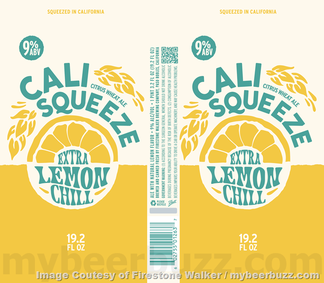 Firestone Walker Adding Extra Lemon Chill To Cali Squeeze Lineup / Passion Fruit / Tangerine Daze / Lemon Chill / Peach Pomegranate Firestone Walker Adding Extra Lemon Chill To Cali Squeeze Lineup / Passion Fruit / Tangerine Daze / Lemon Chill / Peach Pomegranate
