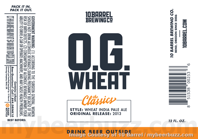 10 Barrel Sinistor Black, Oregon Brown, O.G. Wheat & Joe IPA Coming To The Classics 10 Barrel Sinistor Black, Oregon Brown, O.G. Wheat & Joe IPA Coming To The Classics