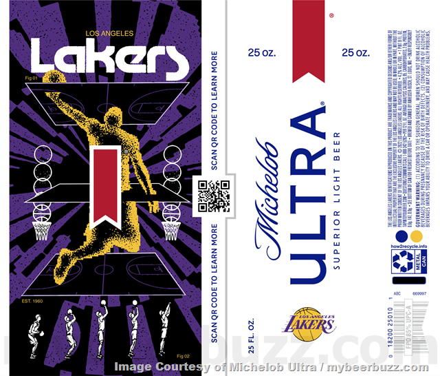 Michelob Ultra Adding NBA Team 25oz Cans Michelob Ultra Adding NBA Team 25oz Cans
