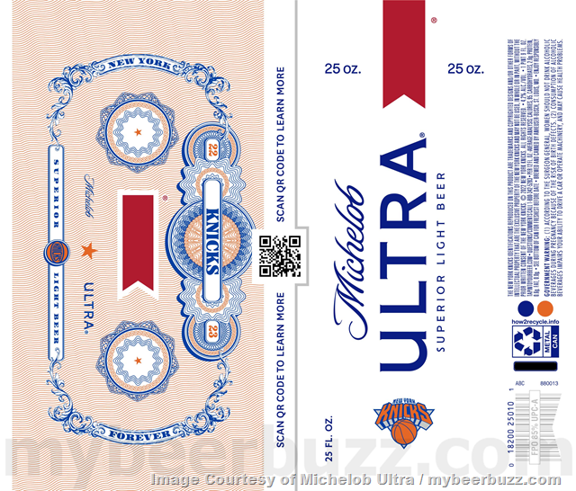 Michelob Ultra Adding NBA Team 25oz Cans Michelob Ultra Adding NBA Team 25oz Cans