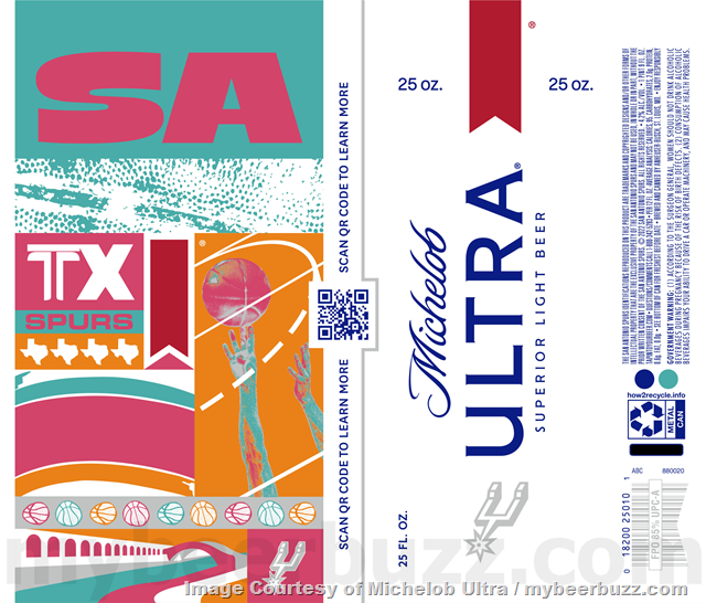 Michelob Ultra Adding NBA Team 25oz Cans Michelob Ultra Adding NBA Team 25oz Cans