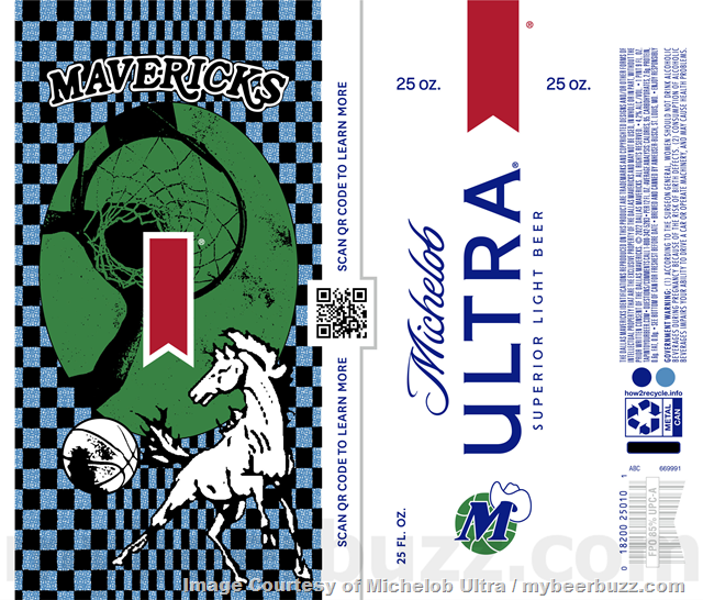 Michelob Ultra Adding NBA Team 25oz Cans Michelob Ultra Adding NBA Team 25oz Cans