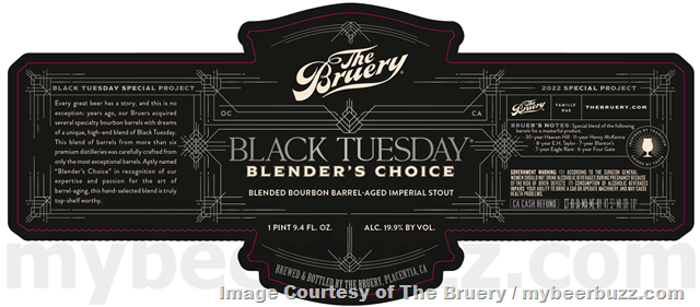 The Bruery Adding 2022 Black Tuesday Blender’s Choice The Bruery Adding 2022 Black Tuesday Blender’s Choice