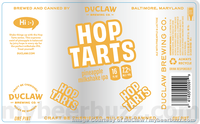 DuClaw Hop Tarts Returning As Vanilla Milkshake IPA & Pineapple Milkshake IPA DuClaw Hop Tarts Returning As Vanilla Milkshake IPA & Pineapple Milkshake IPA