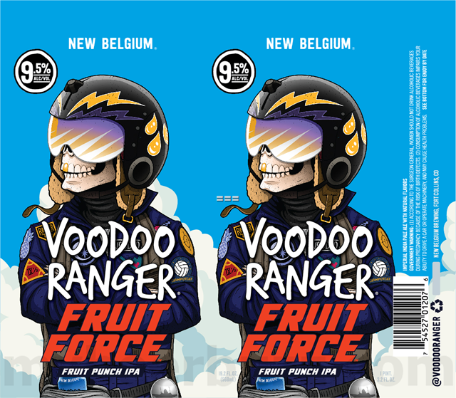 New Belgium Working On Voodoo Ranger Punch Force / Fruit Force / Juicy Haze IPA New Belgium Working On Voodoo Ranger Punch Force / Fruit Force / Juicy Haze IPA