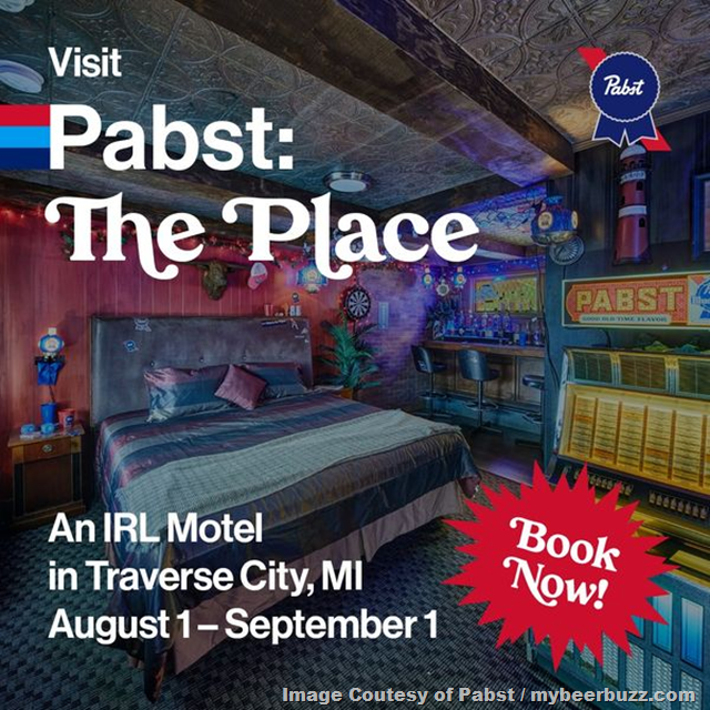 Pabst and Chill in an Arcade, Dive Bar, or Retro Rec Room at a real PBR motel experience in Michigan Pabst and Chill in an Arcade, Dive Bar, or Retro Rec Room at a real PBR motel experience in Michigan