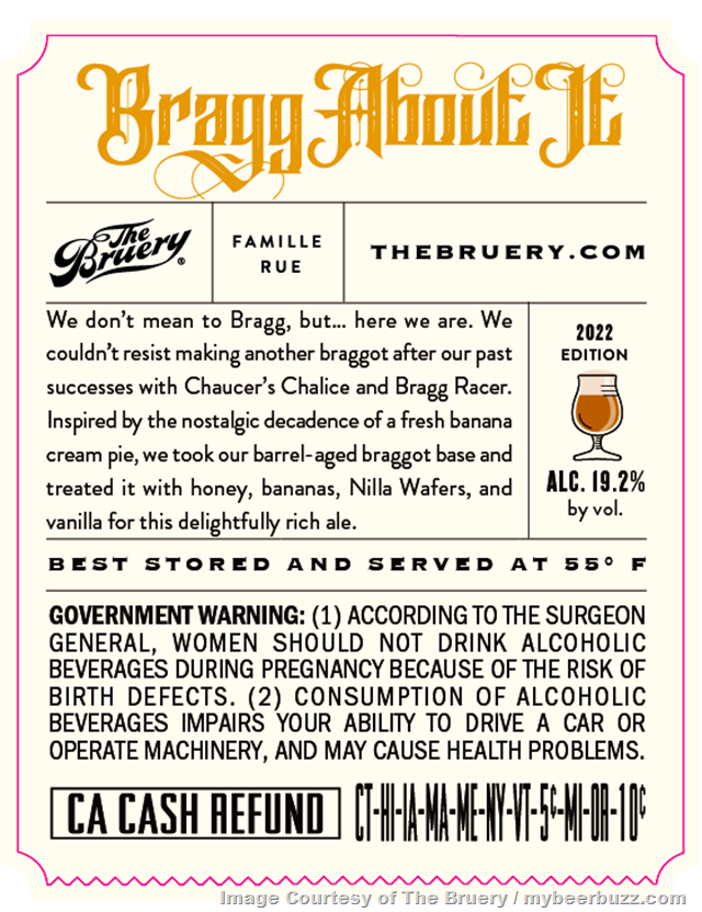 The Bruery Adding Bragg About It image