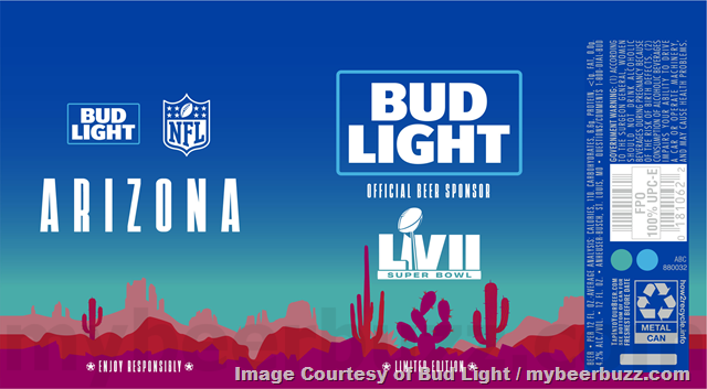 Bud Light Reveals Super Bowl LVII Arizona Limited Edition Cans Bud Light Reveals Super Bowl LVII Arizona Limited Edition Cans