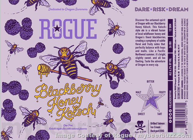Rogue Adding Blackberry Honey Kölsch Rogue Adding Blackberry Honey Kölsch