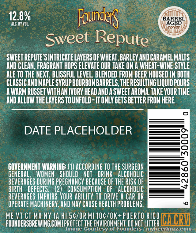 Founders Sweet Repute Returning To Barrel Aged Series Founders Sweet Repute Returning To Barrel Aged Series