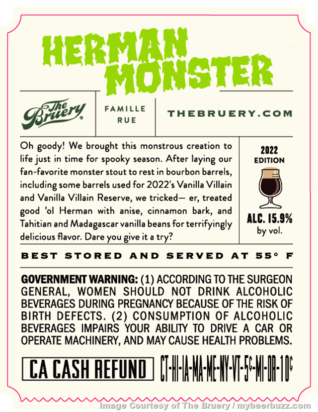 The Bruery Adding Herman Monster The Bruery Adding Herman Monster