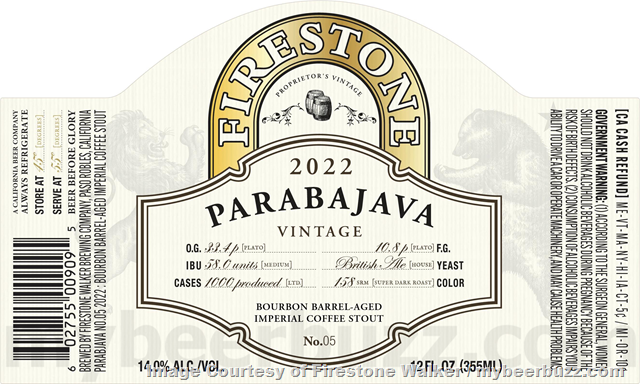 Firestone Walker & Side Project Team Up For 2022 Let It Loose / 2022 Parabajava Firestone Walker & Side Project Team Up For 2022 Let It Loose / 2022 Parabajava