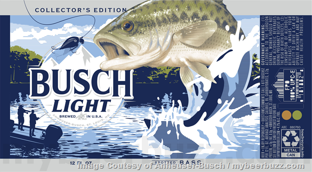Busch Light Adding Collectors Edition Sport Fishing Cans: Channel Catfish, Spotted Bass, White Crappie & Mahi-Mahi Busch Light Adding Collectors Edition Sport Fishing Cans: Channel Catfish, Spotted Bass, White Crappie & Mahi-Mahi