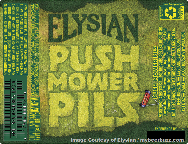 Elysian Brewing Push Mower Pils Returning For 2023 Elysian Brewing Push Mower Pils Returning For 2023
