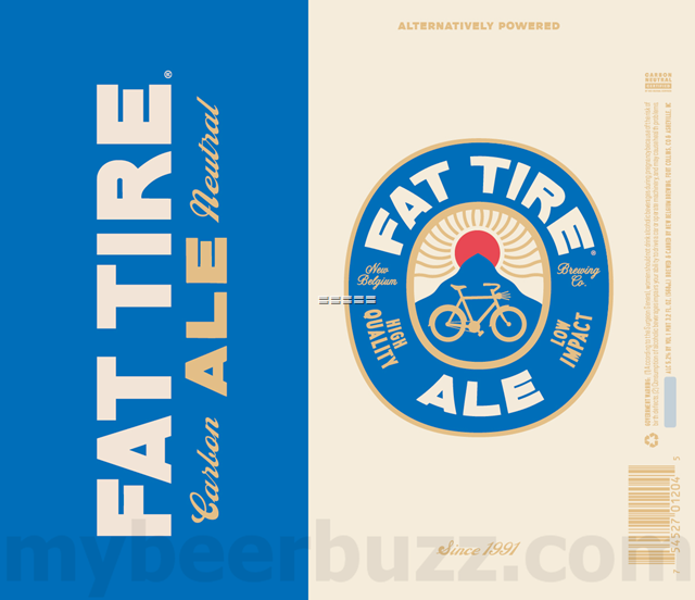 New Belgium Adding Fat Tire High Quality Low Impact Packaging / Carbon Neutral New Belgium Adding Fat Tire High Quality Low Impact Packaging / Carbon Neutral