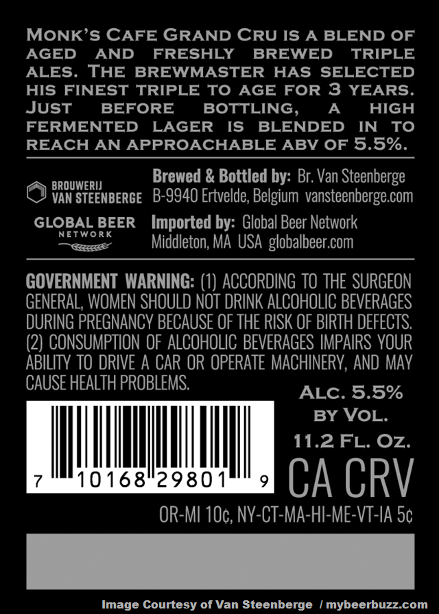 Brewery Van Steenberge Adding Monk’s Cafe Grand Cru Brewery Van Steenberge Adding Monk’s Cafe Grand Cru