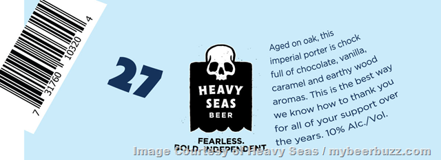 Heavy Seas Adding 27 Anniversary Ale Heavy Seas Adding 27 Anniversary Ale