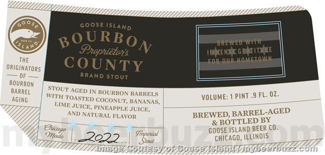 Goose Island Adding Bourbon County Brand Cocoa Mole Stout & Proprietor’s Brand Stout Variants Goose Island Adding Bourbon County Brand Cocoa Mole Stout & Proprietor’s Brand Stout Variants