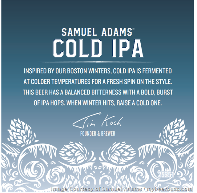 Samuel Adams Adding Cold IPA Samuel Adams Adding Cold IPA